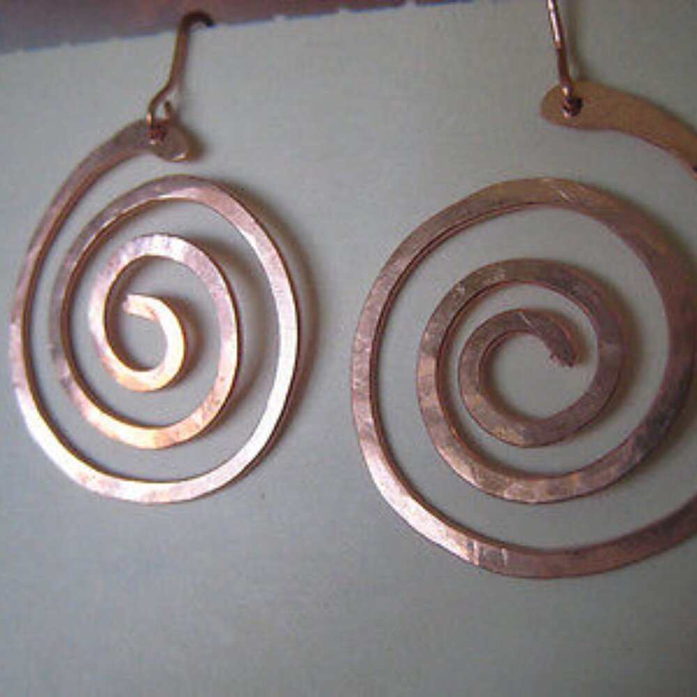 Handmade Pure Copper Earrings